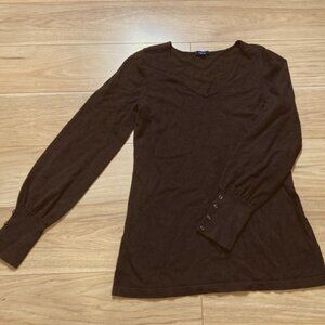 Reitman Sweater Brown, with slouchy sleeves size Medium